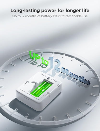 Govee Hygrometer Thermometer H5075, Bluetooth Indoor Room Temperature Monitor Thermometer with Remote App Control, Notification Alerts, 2 Years Data Storage Export(Only Supports 164ft Bluetooth Range)