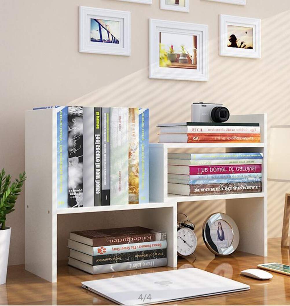 Expandable Wood Desktop Bookshelf Desktop Organizer Office Storage Rack Wood Display Shelf - Free Style Display True Natural Stand Shelf Rack Assemble