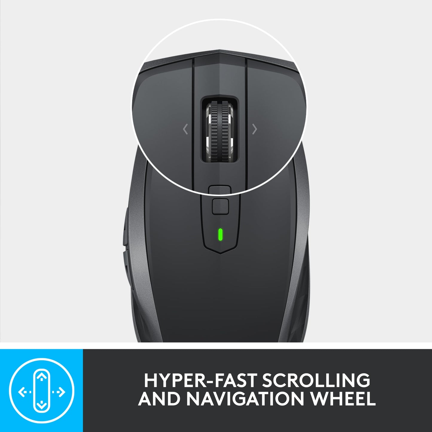 Logitech MX Anywhere 3S Compact Wireless Mouse, Fast Scrolling, 8K DPI Any-Surface Tracking, Quiet Clicks, Programmable Buttons, USB C, Bluetooth, Windows PC, Linux, Chrome, Mac - Rose