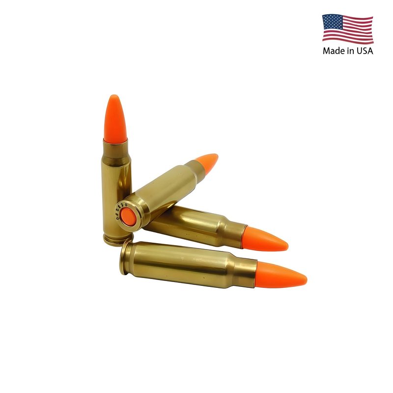 5.7x28 FN Snap caps - Dummy Training Rounds - Set of 10 (Orange & Brass)