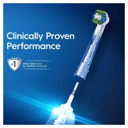Oral-B Precision Clean Electric Toothbrush Head with CleanMaximiser Technology, Excess Plaque Remover, Pack of 12 Toothbrush Heads, Suitable for Mailbox, White