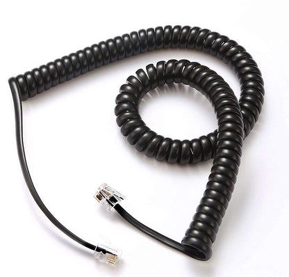 Black 2 Pack Universally Compatible Phone Cord