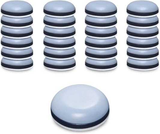 24Pcs Appliance Sliders, 3/4” Small Self-Adhesive Appliance Sliders for Heavy Kitchen Appliances, Slide Smooth on Countertop, Compatible with Most Kitchen Appliances