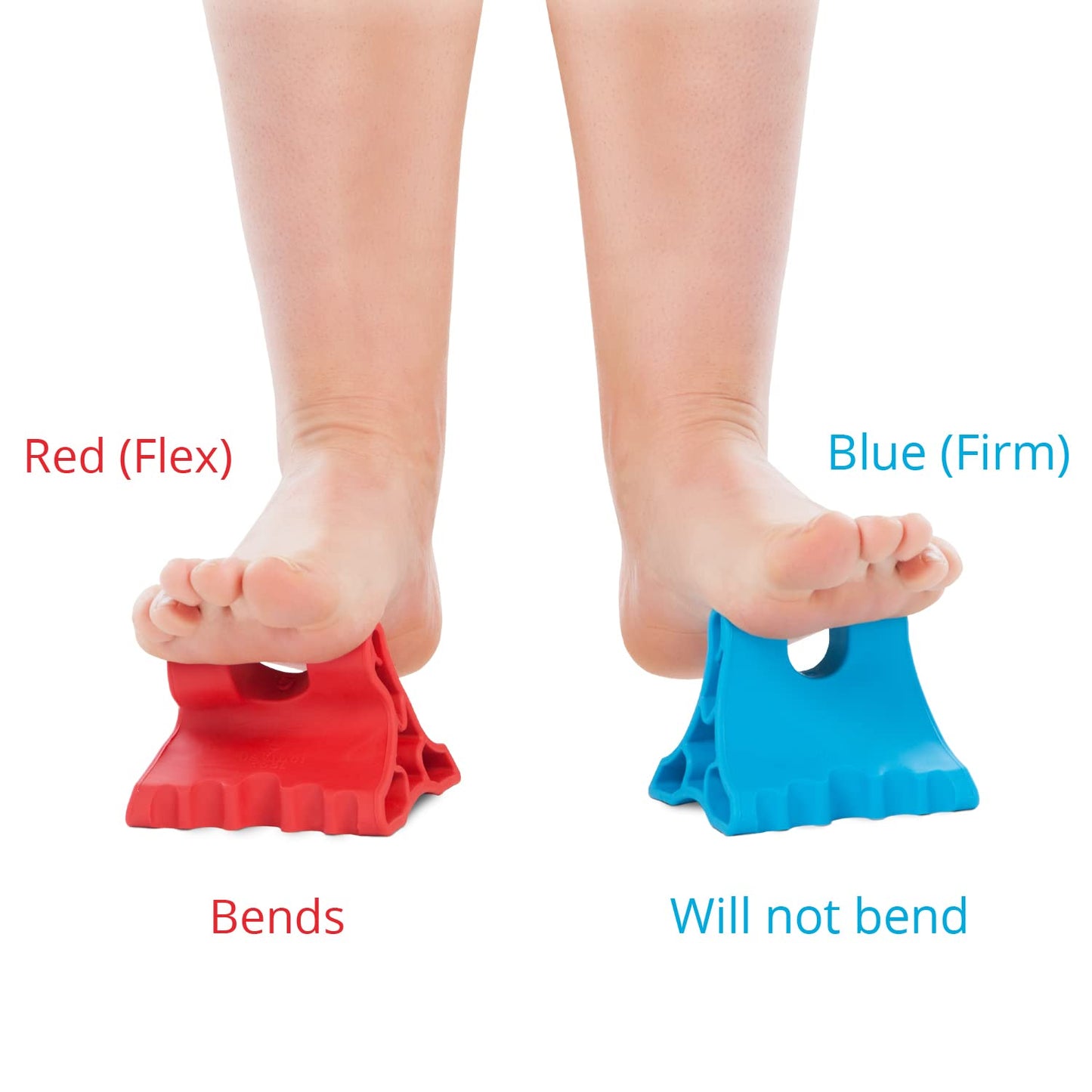 DaVinci Tool Red & Blue -USA Made- Extra Firm Neck Tension Relief & Pressure Point Massage Tool - Occipital Release Tool - Cervical Traction Device- Suboccipital Release Device - Neck Stretcher