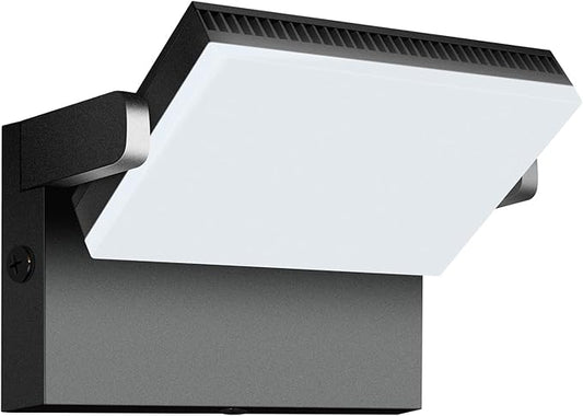 Modern Sleek Flood Lights Outdoor 120W, 14200LM 5000K Waterproof LED Security Lighting, 360° Rotatable Commercial Wall Pack for Yard, Car Lot, Building