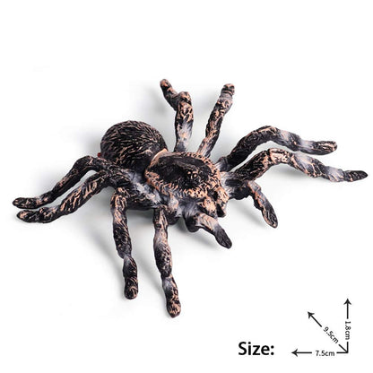 FLORMOON Realistic Animal Figures - Spider Action Model Lifelike Insect Toy Figures - Educational Learning Toys Birthday Set for Boys Girls Kids Toddlers (Giant Whiteknee)