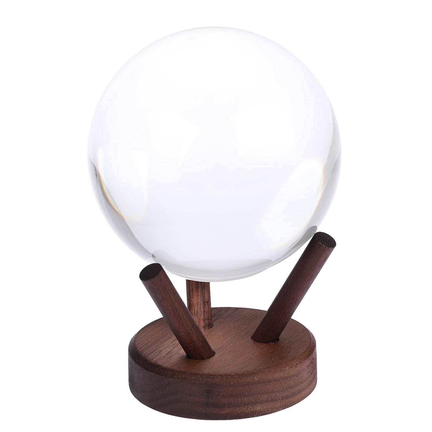 GUSHBIN Softball Holder Wooden Baseball Display Stand for Collector, Baseball Holder Small Sport Ball Display Rack for Softball Tennis Spheres,2 Inches Tall
