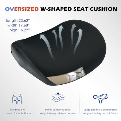 BOSMILLER 700lbs Big and Tall Office Chair with Wide Thick Seat Cushion for Sitting All Day,Ergonomic Mesh Desk Chair with Adjustable Lumbar Support for Heavy People,4D Armrests