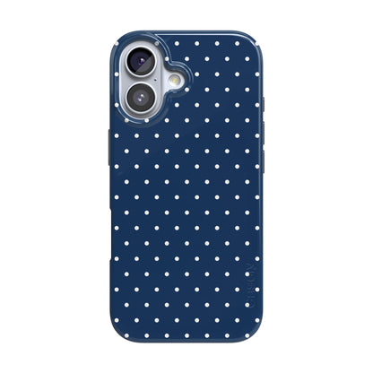 Casely iPhone 17 Case | Blue Stripes | Sunday Best | Compatible with MagSafe | Classic Ultra Slim Design
