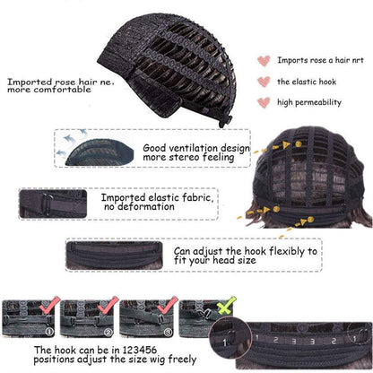 Beweig Long Curly Wavy Silver Grey to Purple Wig Side Part Natural Looking Synthetic Cosplay Wig for Women