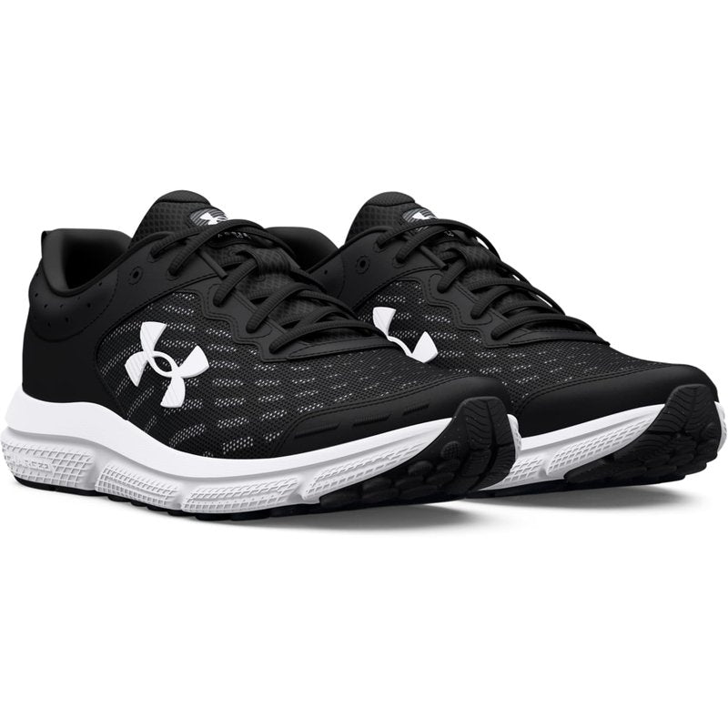 Under Armour Men's Charged Assert 10, (001) Black/Black/White, 17, US