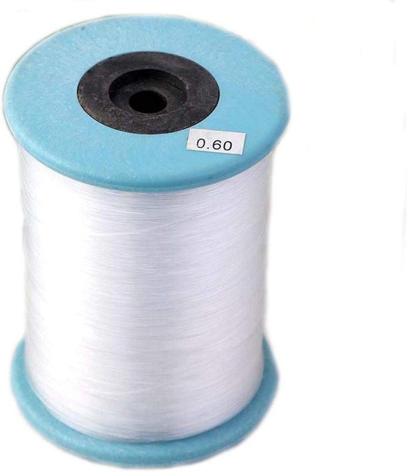 Transparent Nylon Fishing Line - 600m Roll | 0.6mm Super Strong Beading Wire for Jewelry Making
