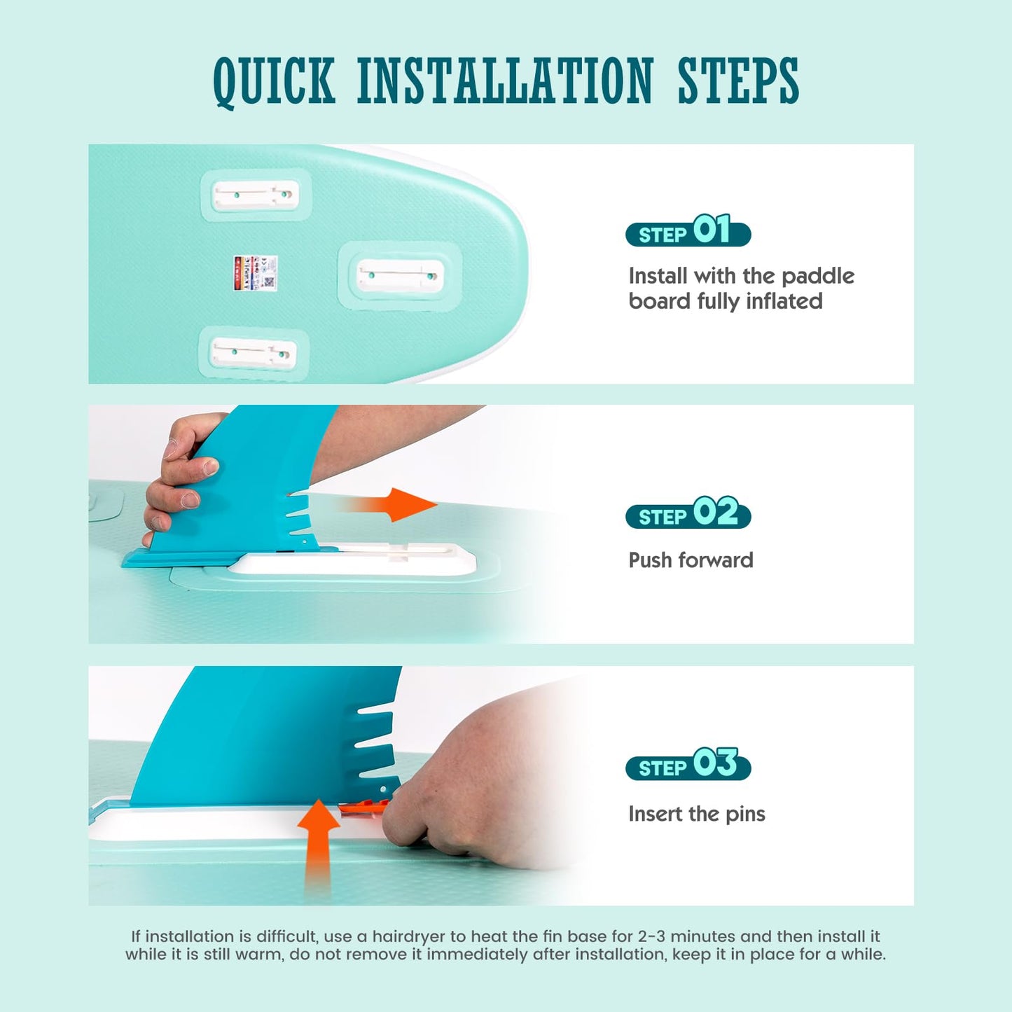 FEATH-R-LITE Inflatable Paddle Board Stand Up Paddleboards for Adults SUP with Complete Premium Accessories Pump, Adjustable Paddle, Leash, Three Fins, Waterproof Phone Bag, Repair Kit, Backpack