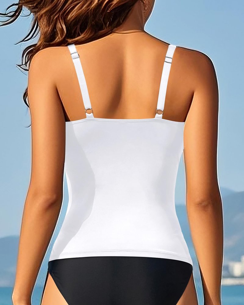 Aqua Eve Tankini Tops for Women - Tummy Control Swimwear | Plus Size Options Available
