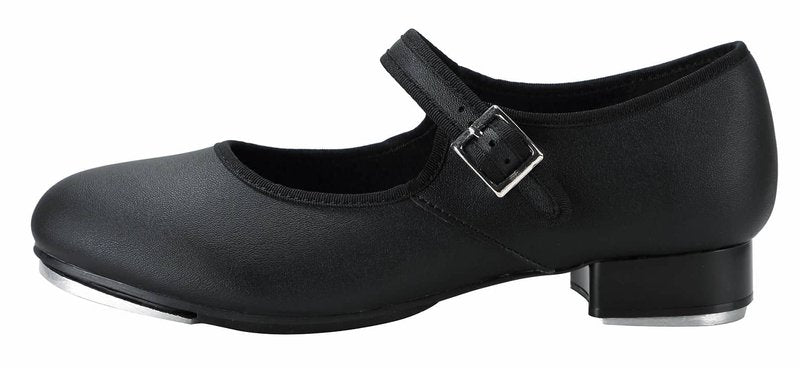 Linodes Unisex PU Leather Easy Strap Tap Shoe Dance Shoes for Women and Men's Dance Shoes-608-1-Black-4M