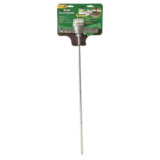 Ross Heavy Duty Metal Root Feeder, Deep Root Watering Tool and Fertilizer Injector, 31.5" x 10"