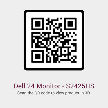 Dell S2425HS Monitor - 23.8 Inch, FHD (1920x1080) Display, 100Hz Refresh Rate 1500:1 Contrast Ratio, TÜV Rheinland Eye Comfort 4 Star, Integrated 2x5W Speaker, Height/Tilt/Swivel/Pivot - Ash White