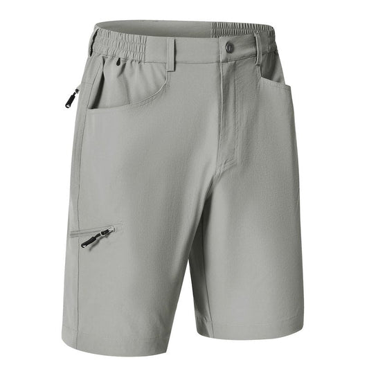 TBMPOY Men's Golf Shorts 9" Lightweight Quick Dry Hiking Cargo Shorts Casual Travel Outdoor with 4 Pockets Light Grey 38