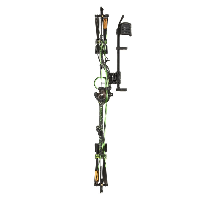 Bear Archery Royale RTH Compound Bow, Ready-to-Hunt Package, Right Handed Archers, 27" Bow, Adjustable Draw Weight 5-50lbs, Adjustable Draw Length 12"-27", Toxic