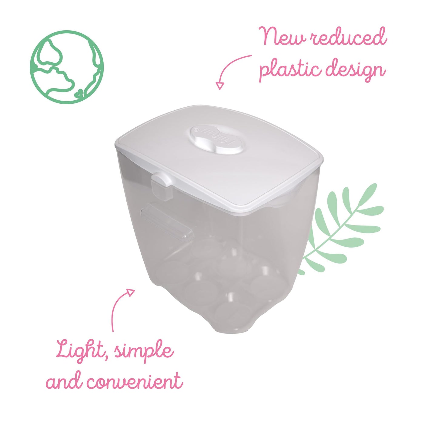 Milton Cold Water Steriliser (White), Packaging may vary