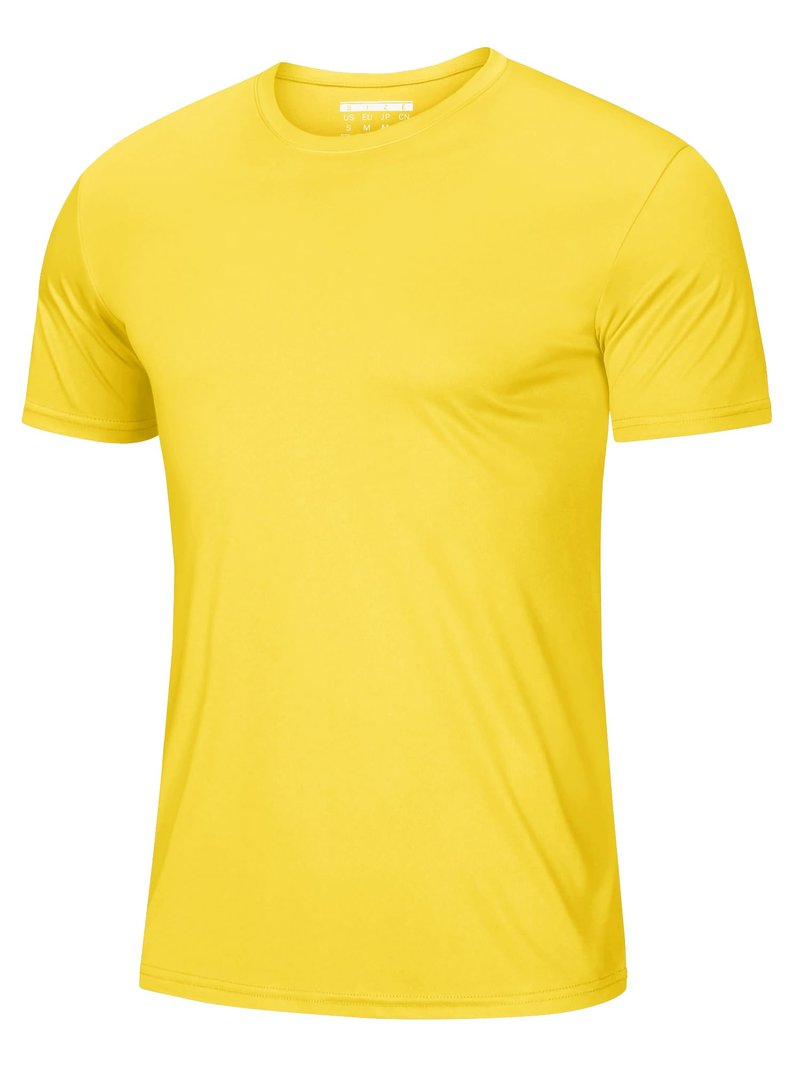 Men's Sun Shirts Short Sleeve Running Shirts Dry Fit Summer Tee Cool Athletic T-Shirts