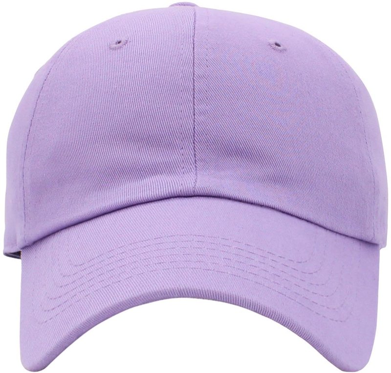 KBETHOS® Classic Cotton Adjustable Low Crown Cotton Baseball Cap, Lavender