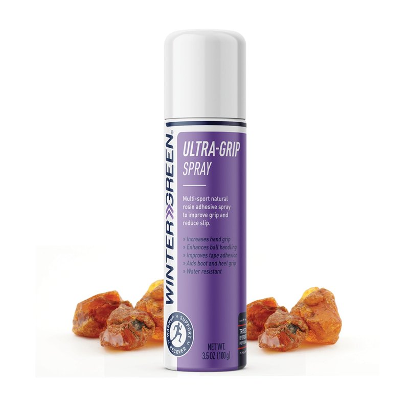 Wintergreen Ultra Grip 3.5 Fl Oz Aerosol Grip Spray - Improves Ball Handling, Football Catches, Aerial Silk, Strip Pole Grip, Racquet Grip, Tape Adhesion, Non-Slip for Sweaty Hands, Natural Rosin