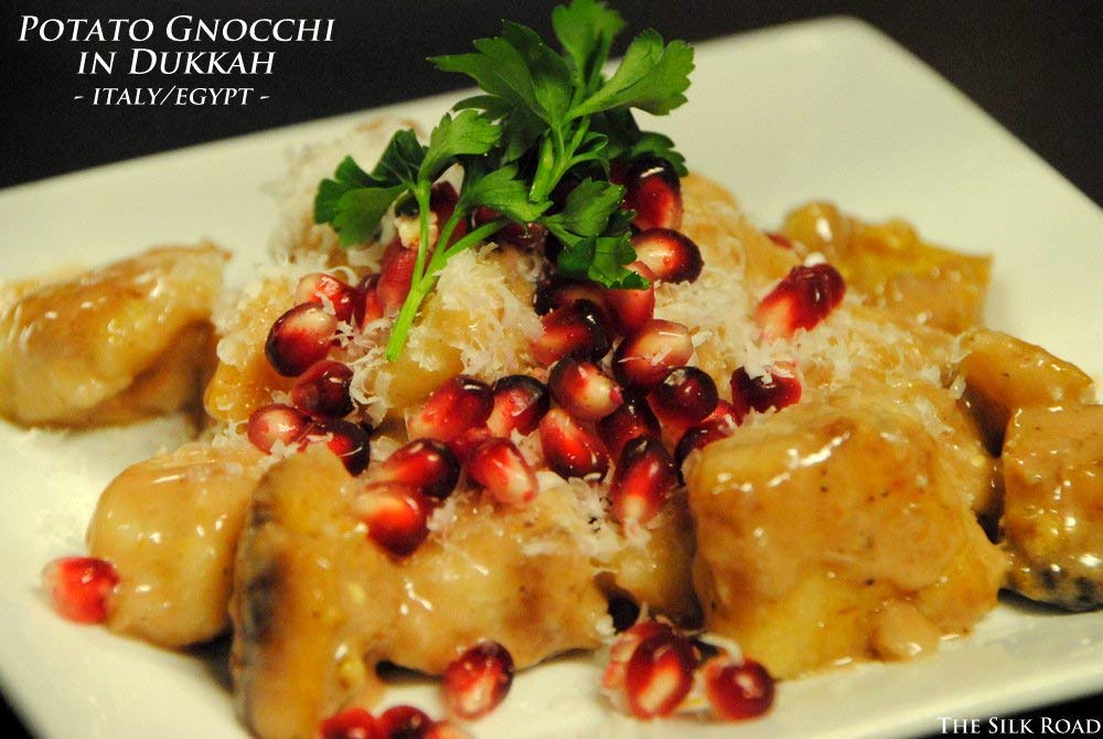 Egyptian Dukkah Spice Blend from The Silk Road Restaurant & Market (2oz), No Salt | All Natural Dukkah Seasoning | Vegan | Gluten Free Ingredients | NON-GMO | No Preservatives