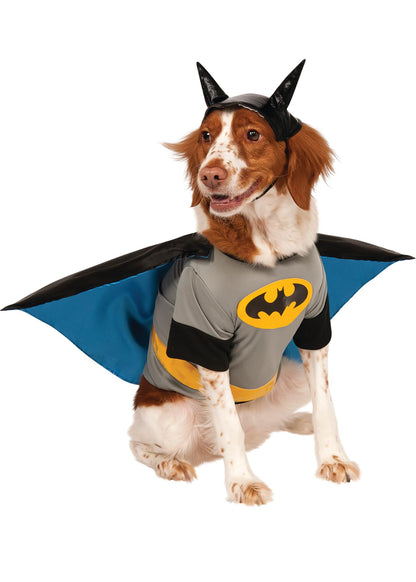DC Comics Superheroes: Batman Pet Costume for Dogs or Cats by Rubies, XXXL