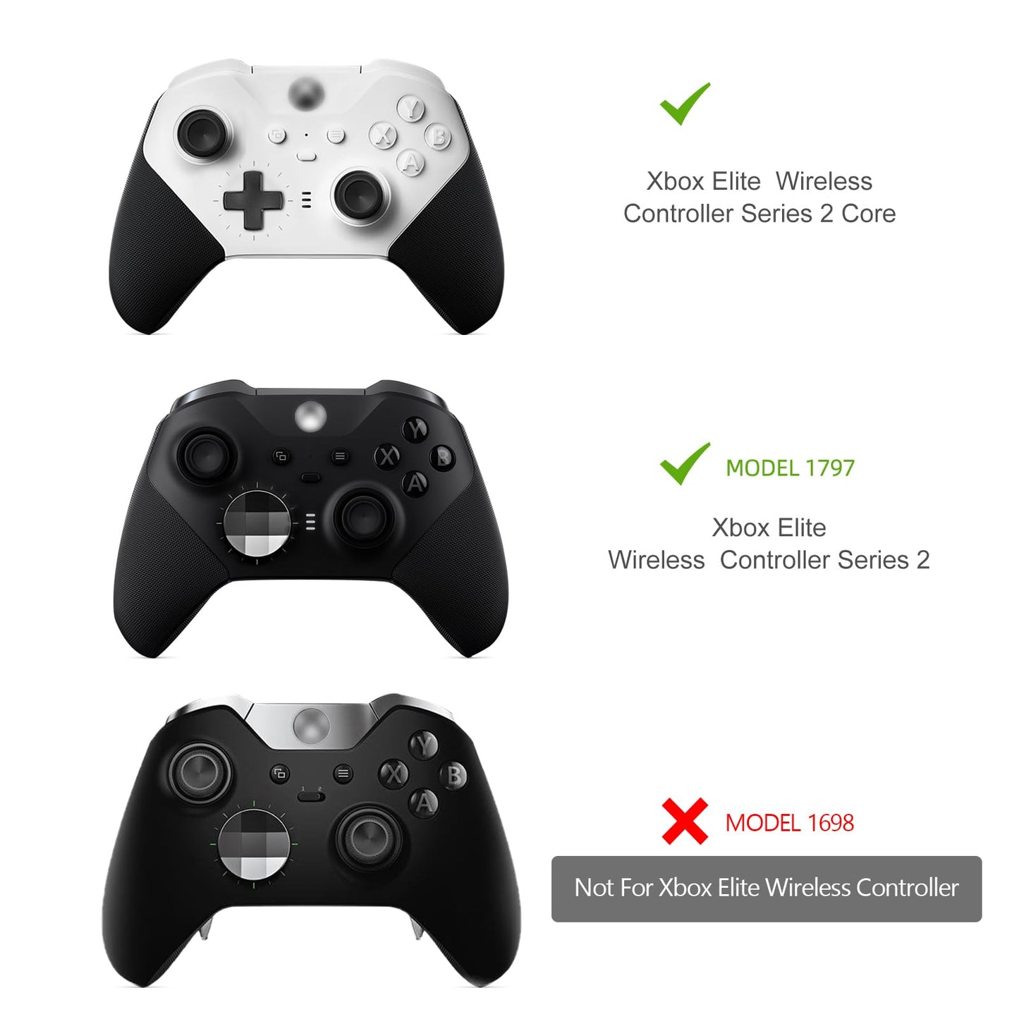 13 in 1 Metal Thumbsticks for Xbox One Elite Series 2, Elite Series 2 Controller Accessory Parts, Gaming Accessory Replacement, Metal Mod 6 Swap Joystick, 4 Paddles, 2 D-Pads, 1 Tool (Plating Gold)