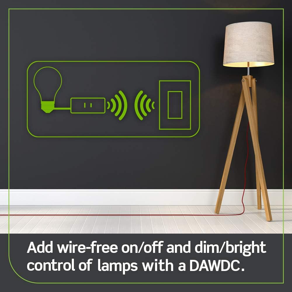 Leviton Decora Smart Switch, Wi-Fi 2nd Gen, Neutral Wire Required, Works with Matter, My Leviton, Alexa, Google Assistant, Apple Home/Siri & Wired or Wire-Free 3-Way, D215S-1RW, White