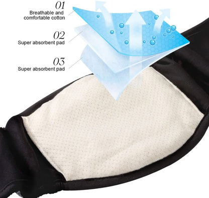 Mkouo Male Dog Nappies Wraps Incontinency Belly Band for Small and Medium Dogs, High Absorption, Reusable, Washable(3 Pack) M