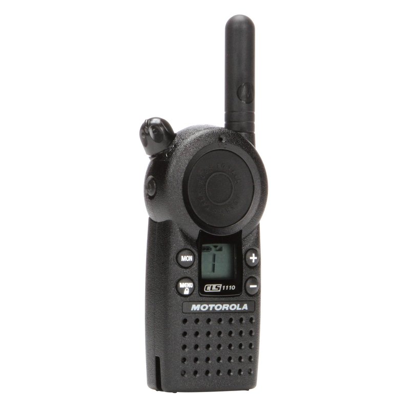 2 Pack of Motorola CLS1110 Two Way Radio Walkie Talkies (UHF) Black