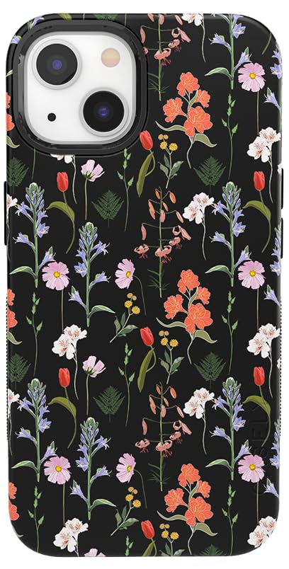 Casely iPhone 14 Plus Case | Sage Garden | Green Floral | Compatible with MagSafe | Bold Protective Design