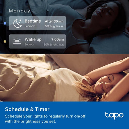 Tapo L530B Smart Bulb, B22 Multicolor Alex Light Bulb, 8.7W (60W), Dimmable, Schedule & Timer, Away Mode, Energy Saving, Voice Control Alexa & Google, App Remote Control