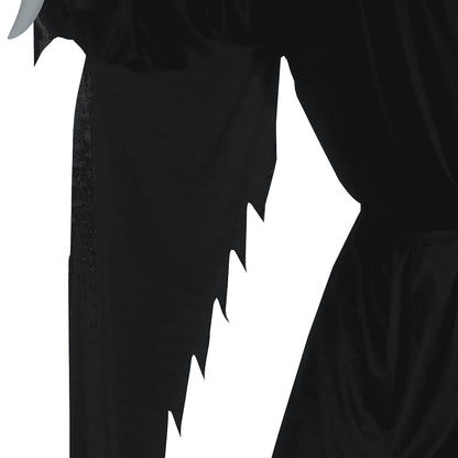 Fun World mens Adult Scream Ghost Face Costume, Black, One Size US