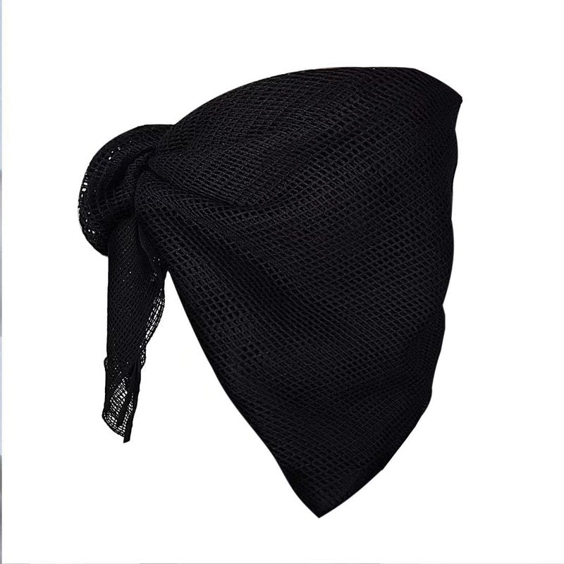 LOOGU Tactical Camo Scarf Military Sniper Veil Camouflage Netting for Hunting Photography Airsoft Desert Woodland Tear-Resistant Polyester Ghillie Accessory (Black)