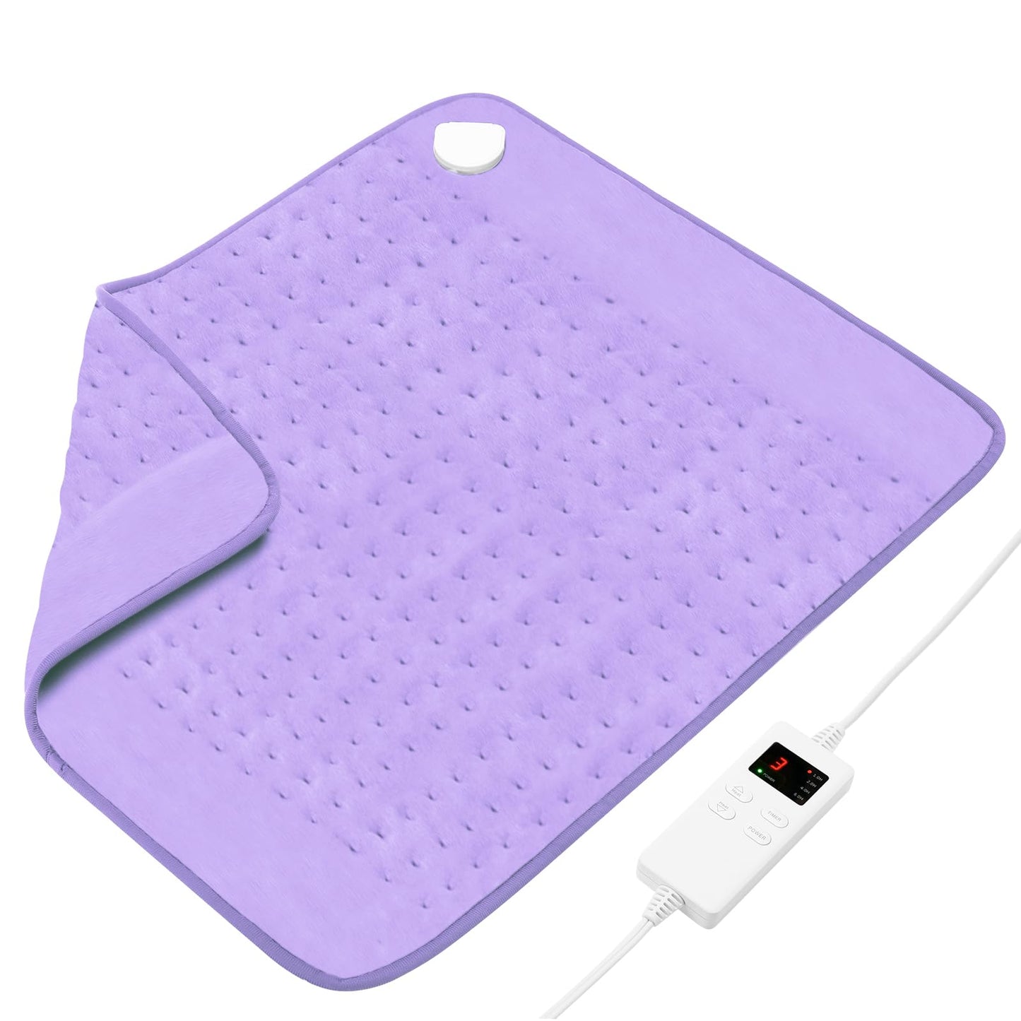 Heating Pad for Back, Large Heating Pads for Body Muscle Pain Cramps Relief, 6 Heat Settings Machine Washable Electric Heating Pad, Birthday Christmas Gifts for Women Mom