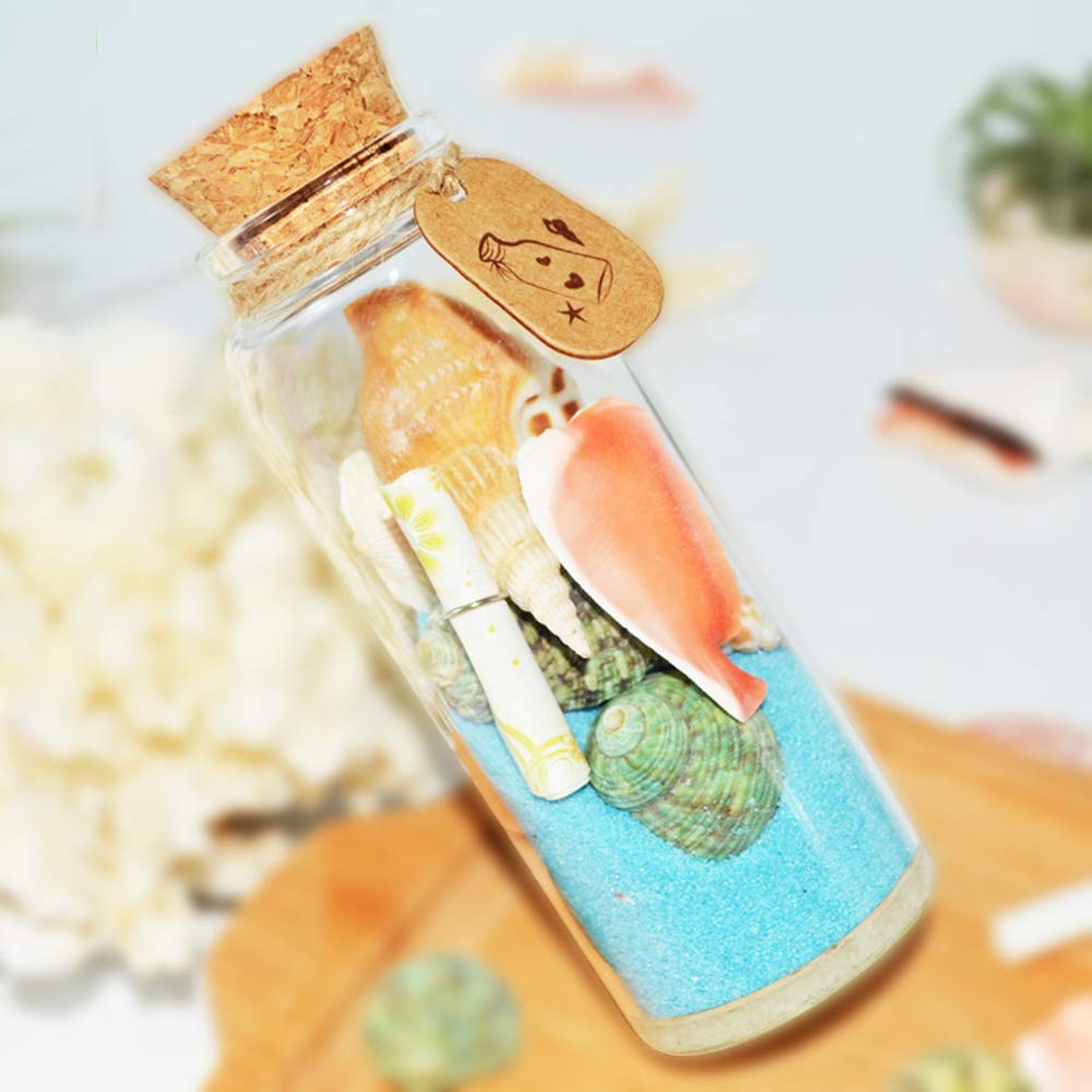 Danmu 30ml 1.18" x 2.75" Potion Bottles,Mini Glass Bottles,Small Glass Jars for Wedding Favors,Halloween Decorations,Baby Shower,Party Favors(12Pcs)
