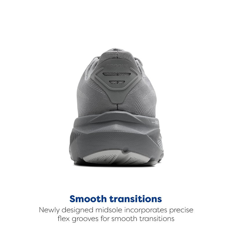 Brooks Men’s Ghost 17 Neutral Running Shoe - Primer Gray/Oyster Mushroom - 11 Medium