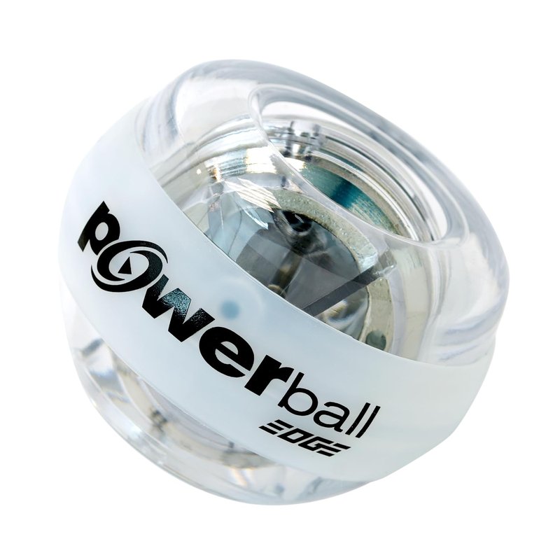DFX Powerball EDGE – LED Gyro Trainer with Color-Changing Lights that Increase with Resistance, Ideal for Grip, Wrist & Forearm Strength