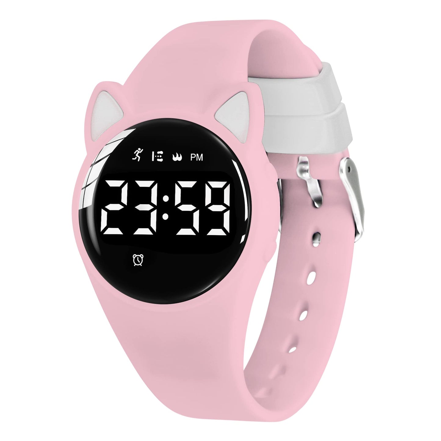 Bomieux Kids Digital Watch for Boys Girls,Sports Watch with Fitness Tracker Pedometer Vibration Alarm for Ages 5-15 No App Needed Waterproof Watches for Kids