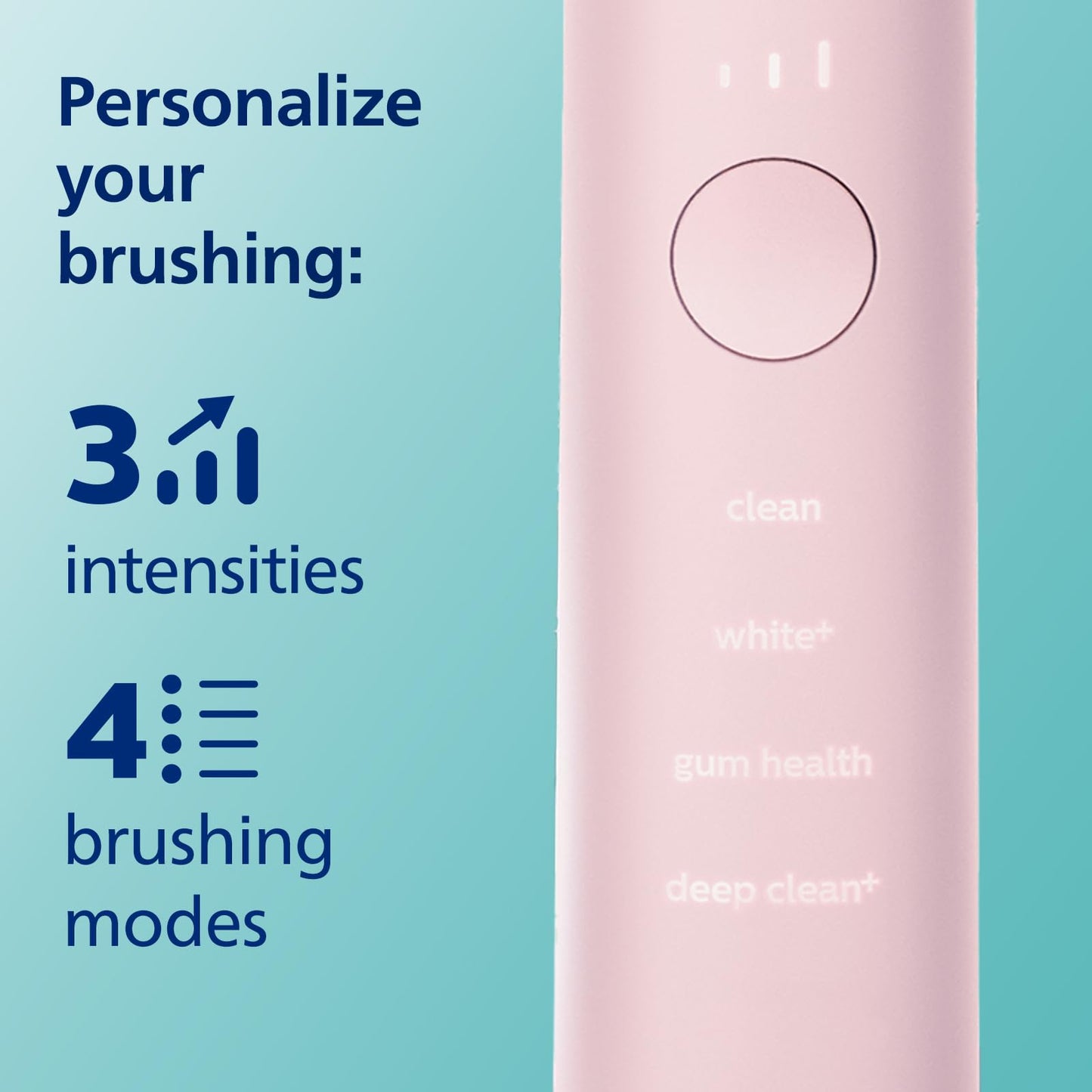 Philips Sonicare DiamondClean Smart 9300 Electric Toothbrush, Sonic Toothbrush with App, Pressure Sensor, Brush Head Detection, 4 Brushing Modes and 3 Intensity Levels, White, Model HX9903/05