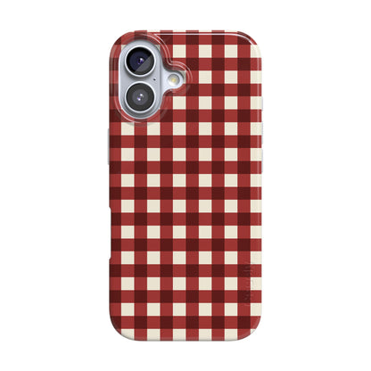 Casely iPhone 17 Case | Blue Stripes | Sunday Best | Compatible with MagSafe | Classic Ultra Slim Design