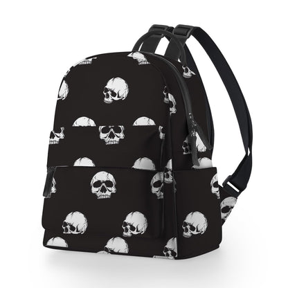 Deanfun Mini Backpack for Women - Waterproof Small Backpack with Skull Print, Multi Pockets Large Capacity Cute and Stylish MNSB-310