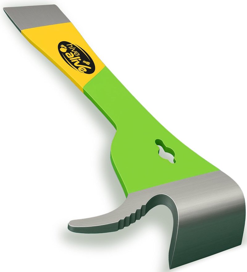 HIVE ALIVE Pro HiveTool - Durable 3mm Heat-Treated Beekeeper Tool for Prying, Lifting & Scraping | Multi-Color Design