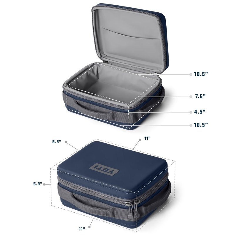 YETI Daytrip 5L Insulated Soft Cooler Lunch Box, Black