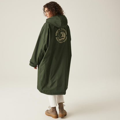 Regatta Mens Waterproof Robe Adults Dark Khaki S/M