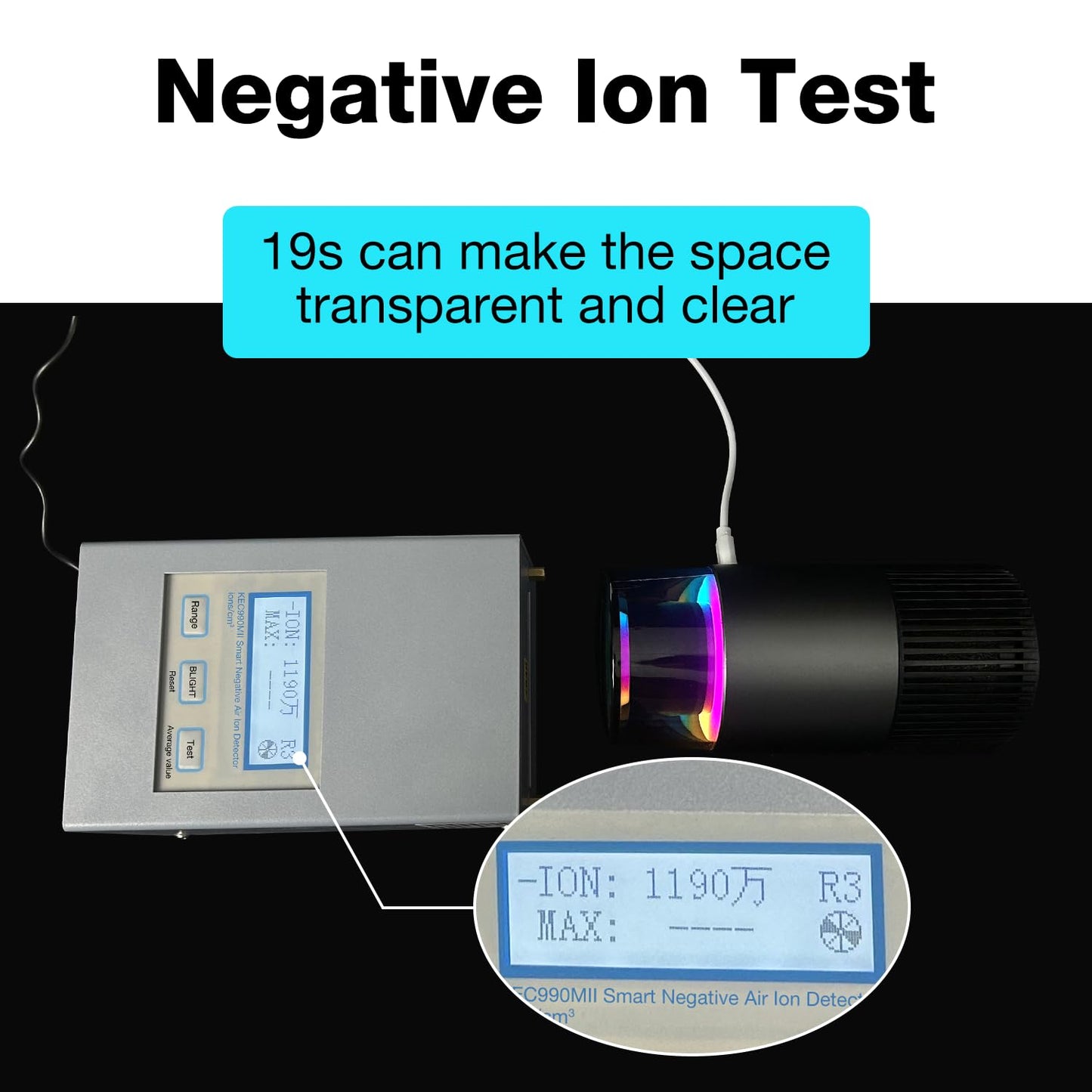 JOSTART Portable HEPA Air Purifier with negative ion Purification, for Car, Truck, RV/Camper, for Smoke,Pet Dander, Dust, Pollutants for Clean Air