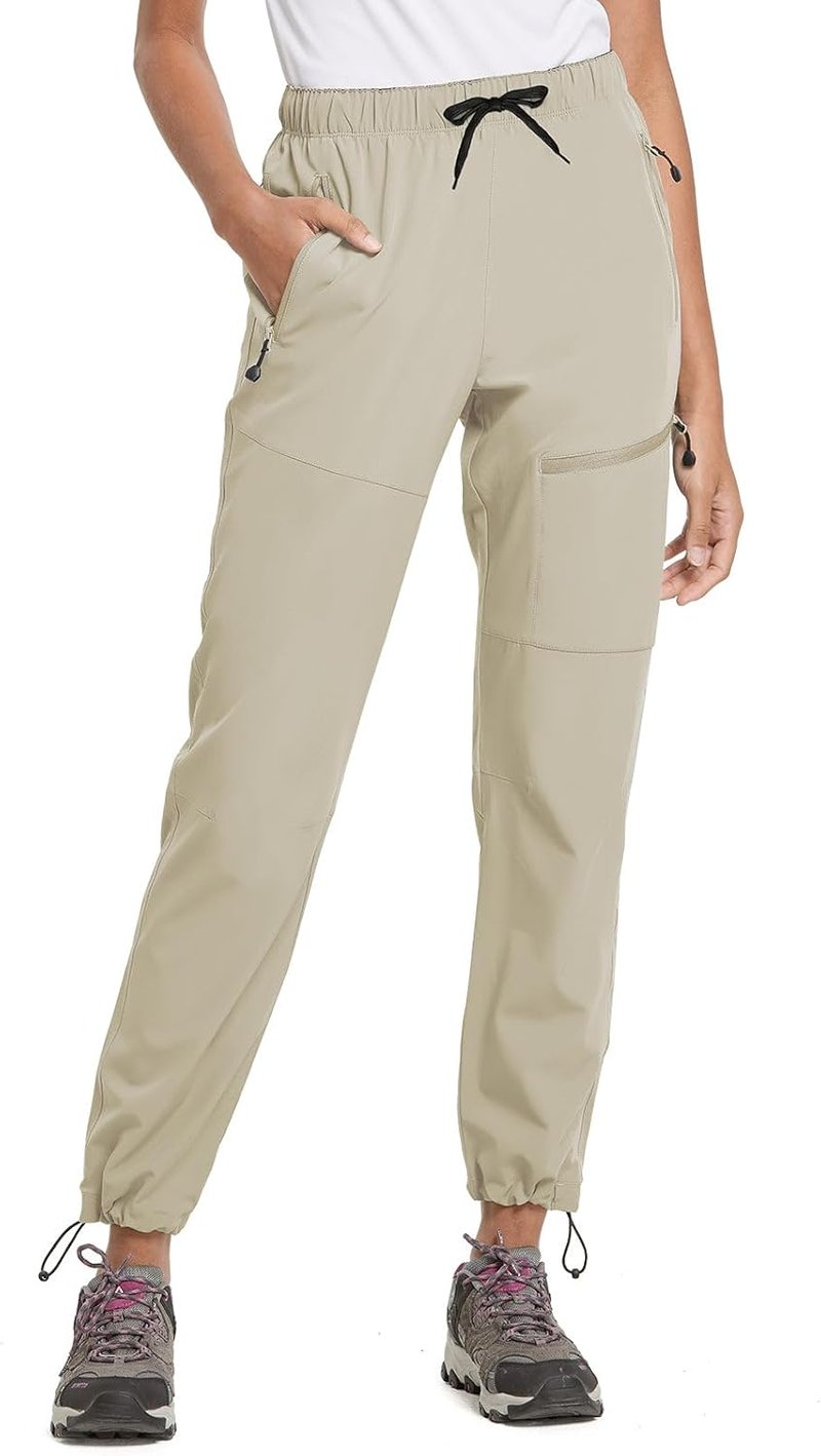 Baleaf Women's Hiking Pants - Quick Dry, Lightweight, Water Resistant | Elastic Waist Cargo Design for All Seasons